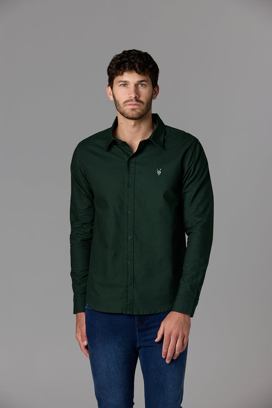 Green button-down shirt - SOW_2_ECOM_WEB_173