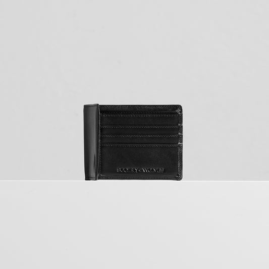 Black leather wallet - SOW Products