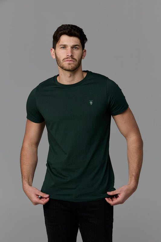 SOW ECOM Green Crew Neck Tee - Man