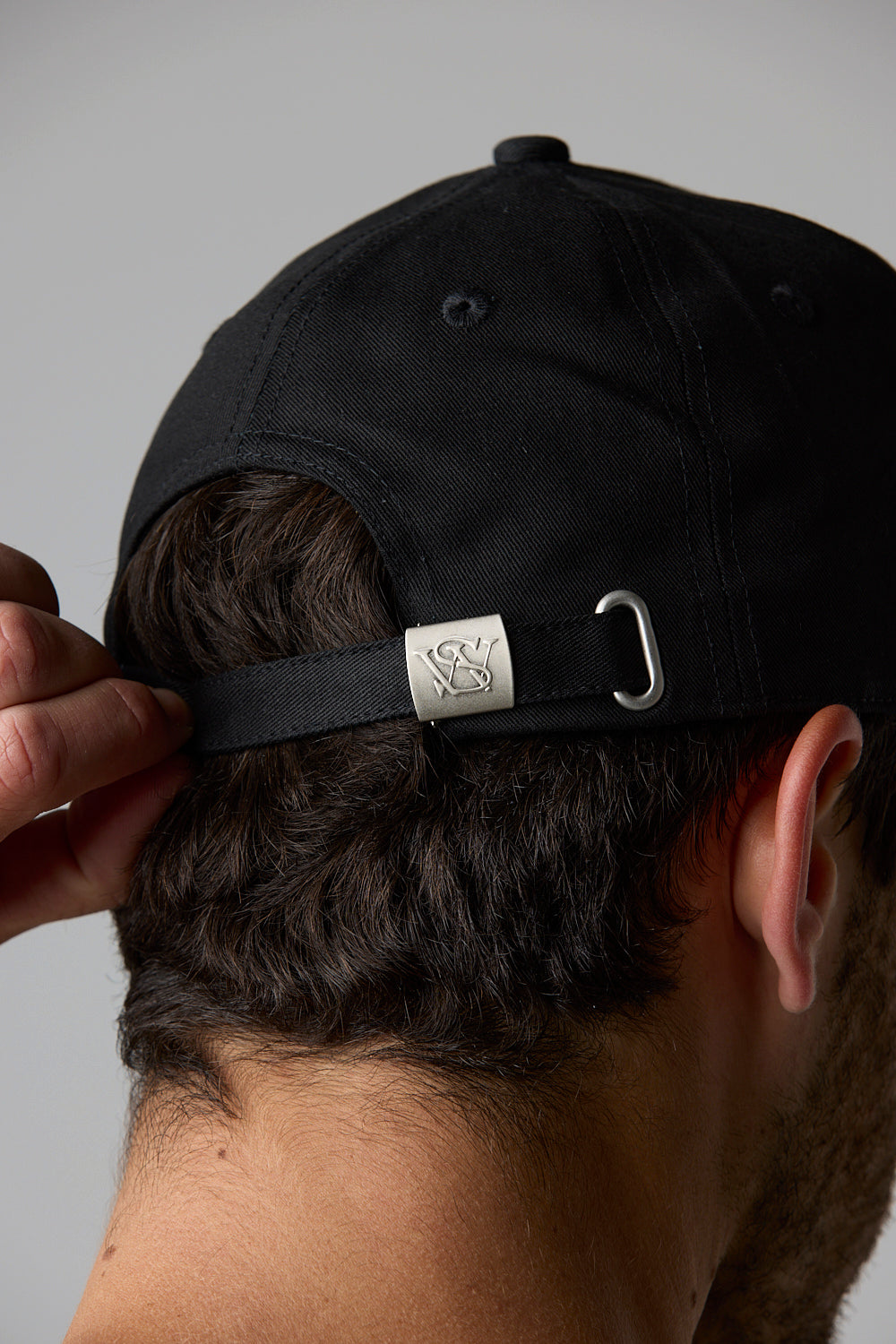 Black SOW ECOM baseball cap detail