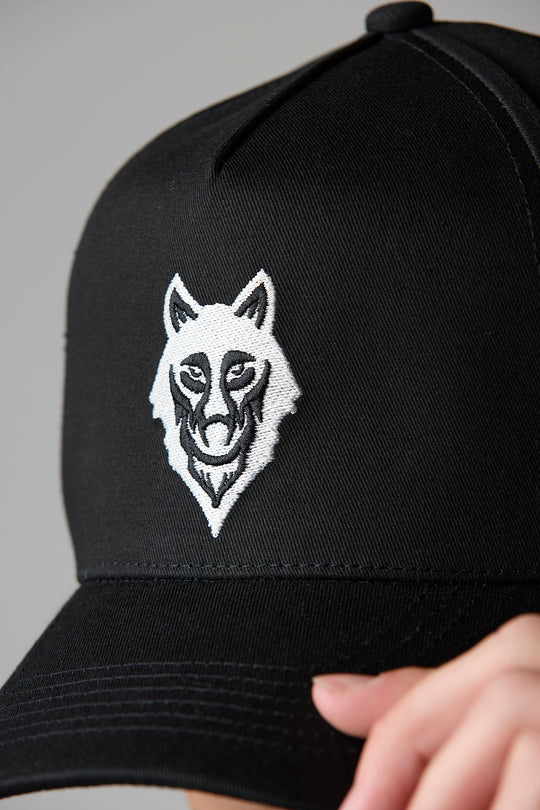 SOW ECOM Wolf Cap - Black with White Logo