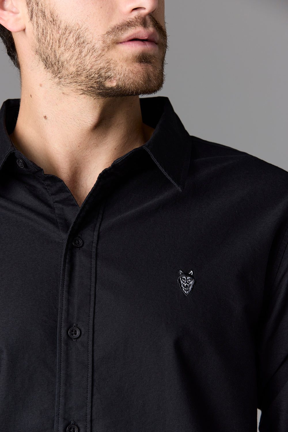 Men's black shirt with logo - SOW_2_ECOM_WEB_84