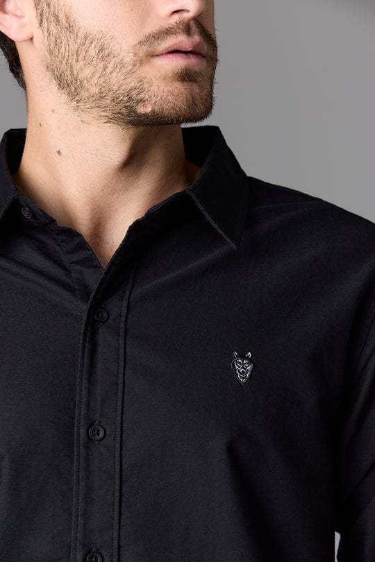 Men's black shirt with logo - SOW_2_ECOM_WEB_84