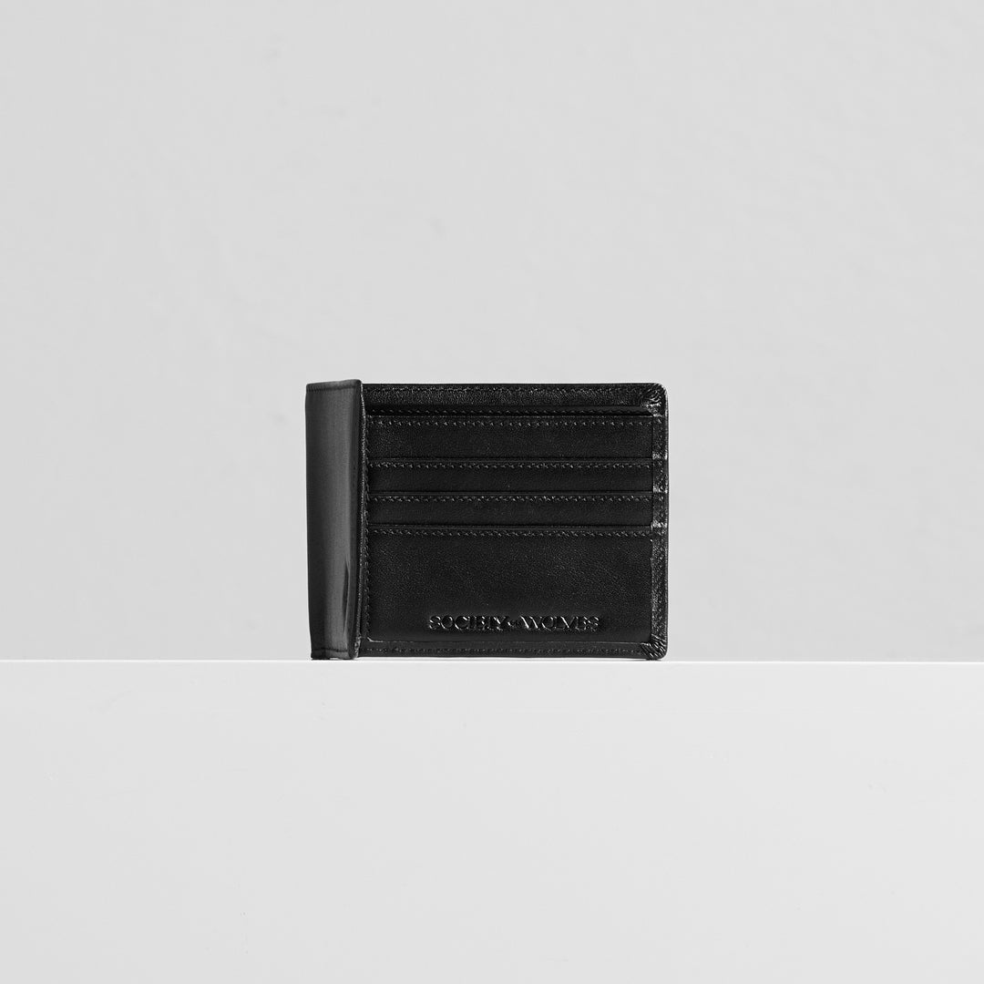 Black leather wallet - SOW Products