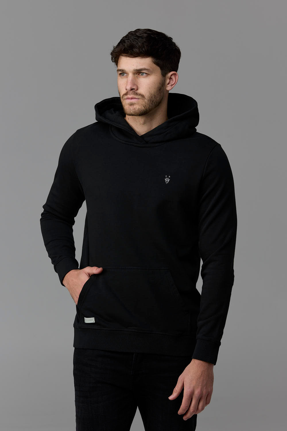 SOW ECOM black hoodie for men