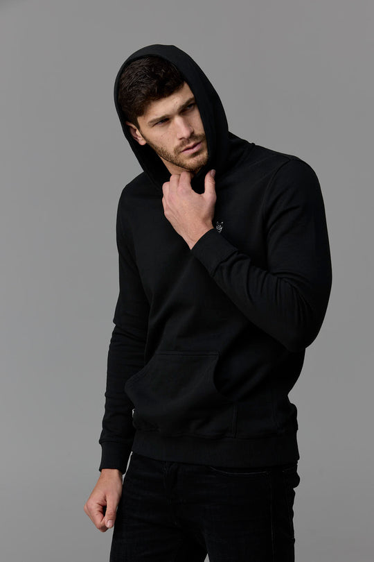 SOW ECOM black hoodie on man