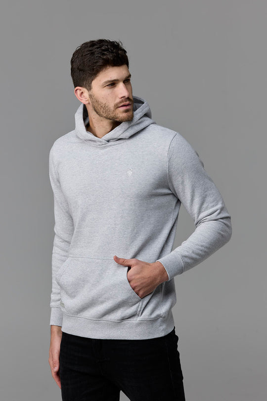 SOW ECOM Grey Hoodie - Men's Fashion