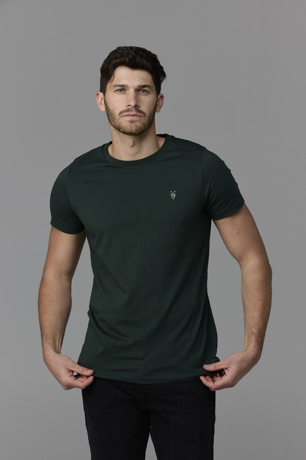 SOW ECOM Green Crew Neck Tee - Man