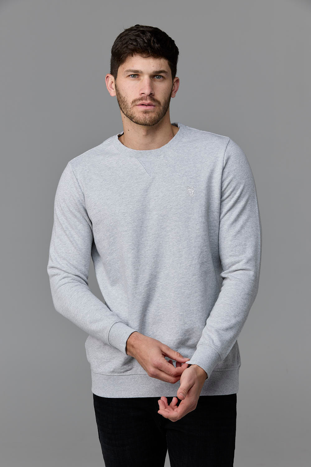 Men's gray sweatshirt - SOW ECOM WEB 48