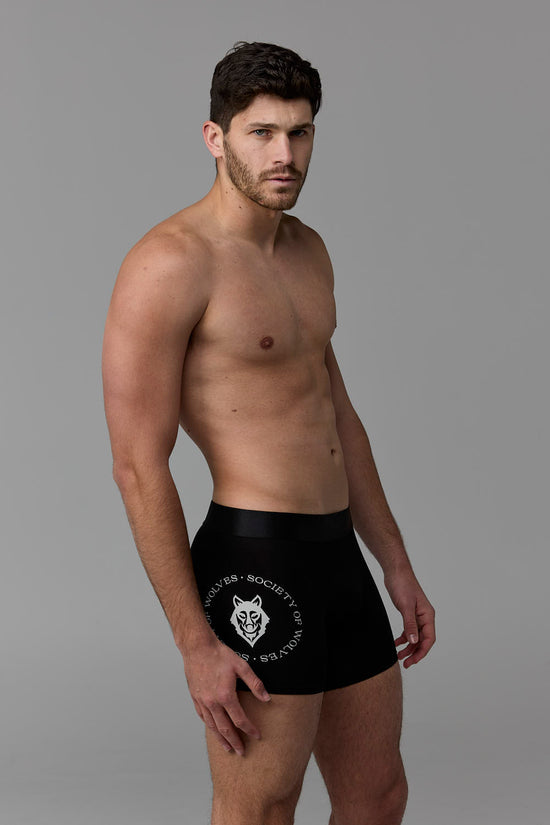 SOW ECOM Black Boxer Briefs - Man Model