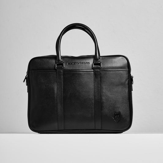Black Leather Briefcase